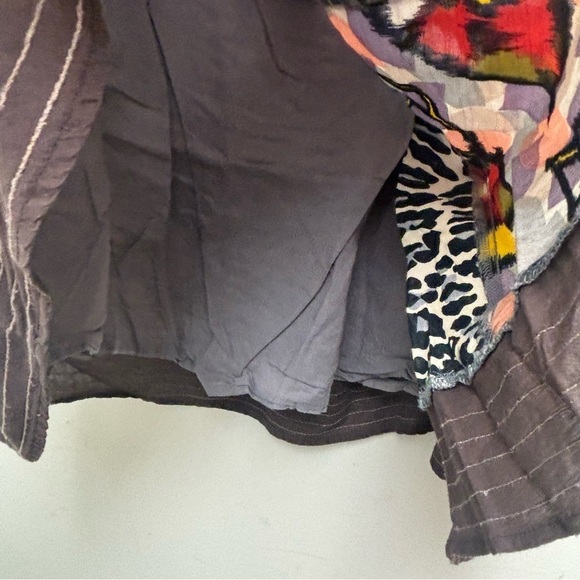 Free People Mixed Print Skater Skirt - Picture 7 of 12